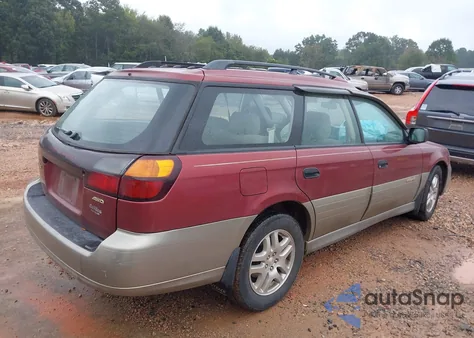 2002 Subaru Outback z USA, uszkodzony, nr VIN 4S3BH665X27650620